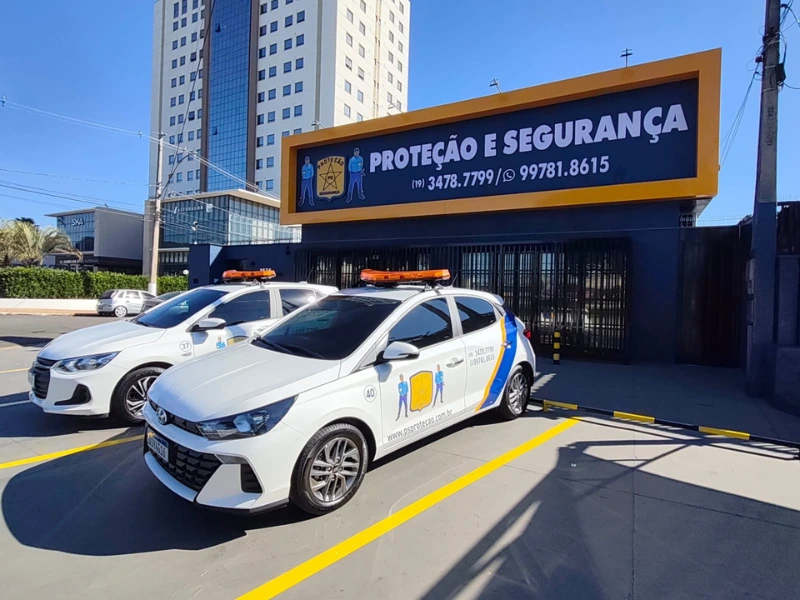 Fachada da sede da PS Proteção, em Americana - SP